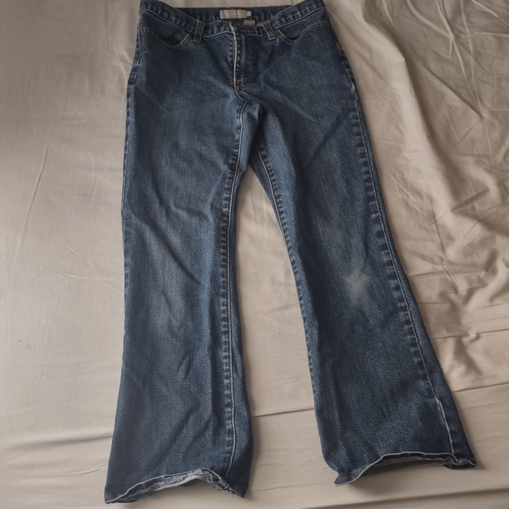 J. Crew Women's Blue Flare Jeans Size 6
